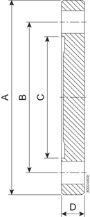 BLIND BBF DN32 H3 1.4404