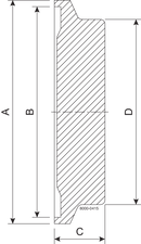 BLIND BBKS DN15 H3 1.4404