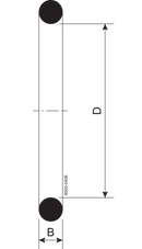 O-RING R DN65 EPDM