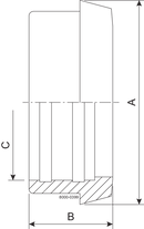 LINER D DN65 HSF0 1.4404