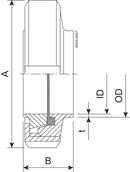 UNION S DN80 HSF0 1.4307 EPDM