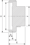 BLIND BGS DN20 H3 1.4404