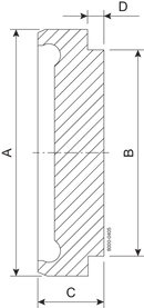 BLIND BBS DN32 H3 1.4404