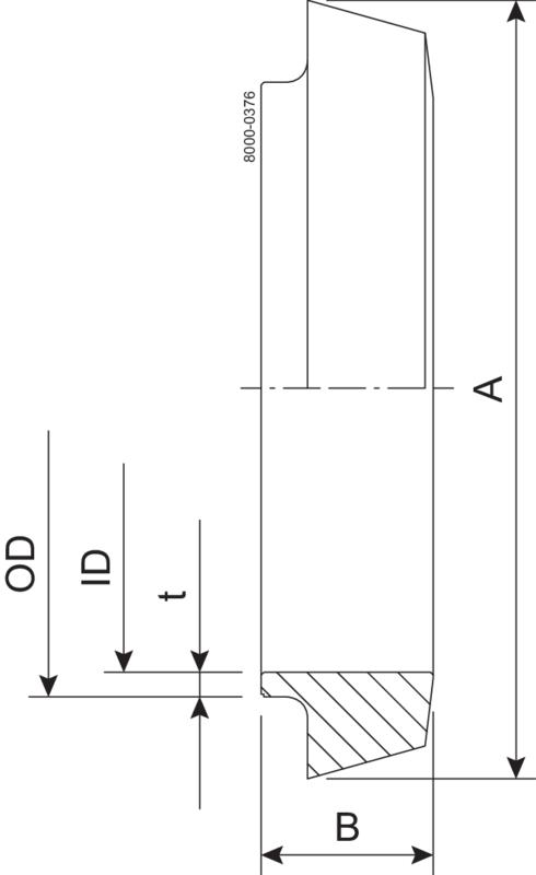 LINER S DN40 ID=1.6 1.4307