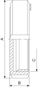 END CAP DN20 HSF0 1.4307