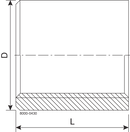 SOCKET  1.5"  RG 1.4404