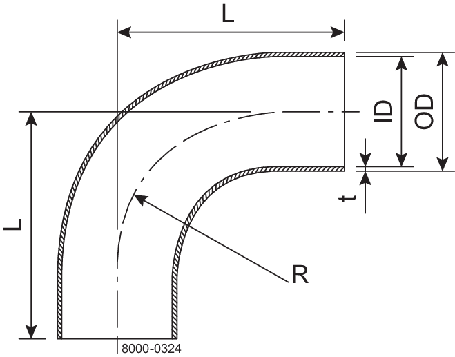 BEND-90 38-SB-316L