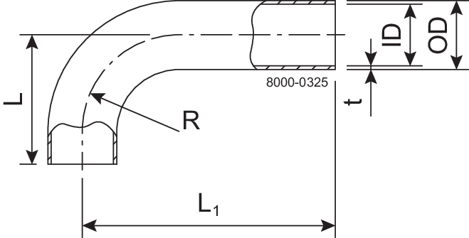 BEND-90 25-SB-316L