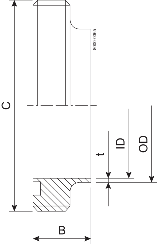 MALE PART DS-76.1-316L