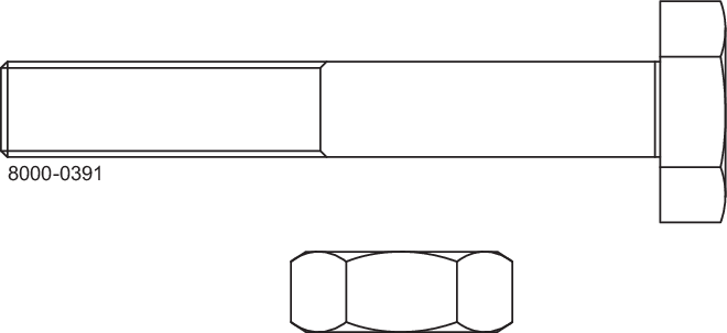 SCREWS AND NUT 101.6-304