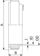MALE PART IDF 63.5-316L