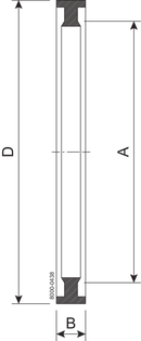 SEAL RING T 101.6 EPDM