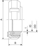 UNION COMPL SMS 38-316L-NBR
