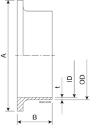 LINER LONG 76.1-316L