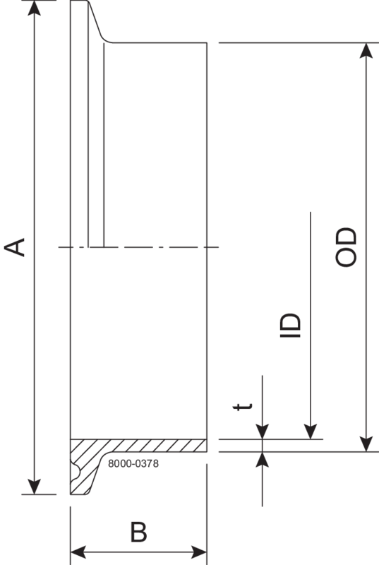 FERRULE 101.6-SB-304L