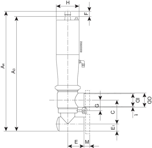 VALVE SMP-BC W DN80 11 NC