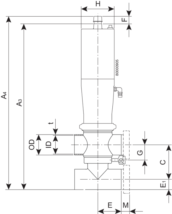 VALVE SMP-BC W DN65 22 NC