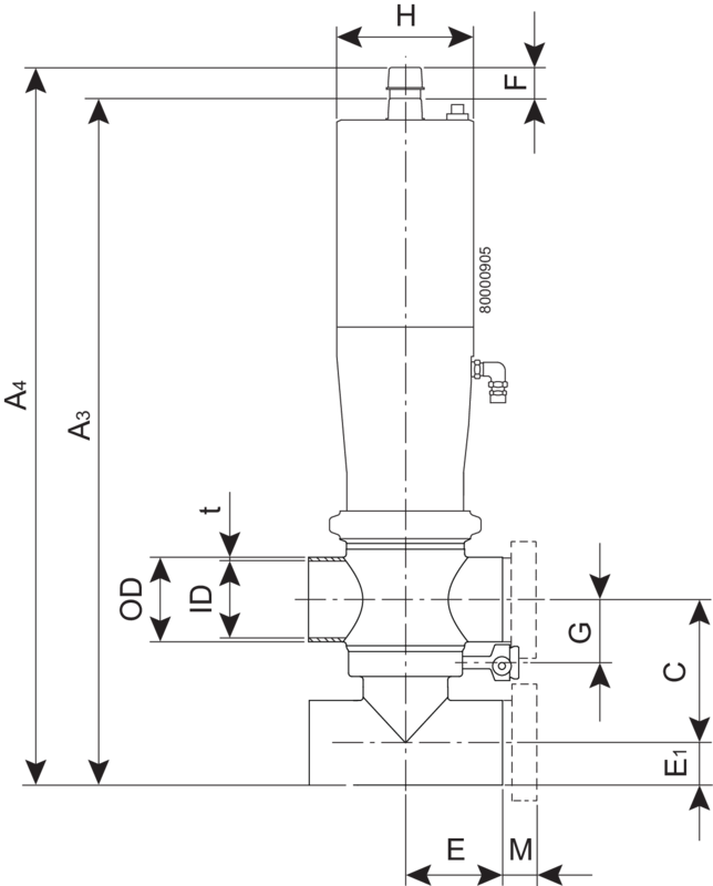 VALVE SMP-BC W DN65 22 NC