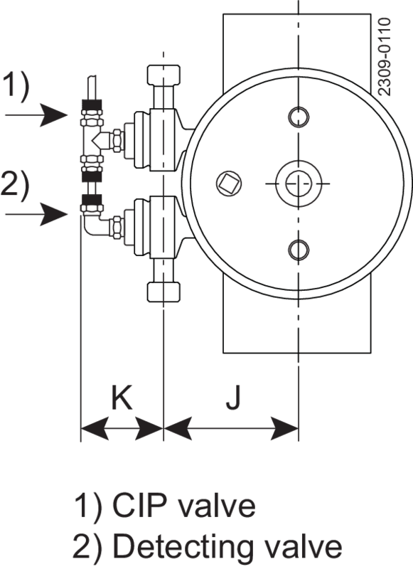 VALVE SMP-BC W DN80 30 NC EPDM