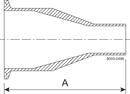 B31MS-1 1/2 X 3/4-316L-PL